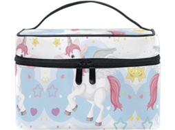 Necessaire Unicórnio Nuvem Estrelada S/MARCA