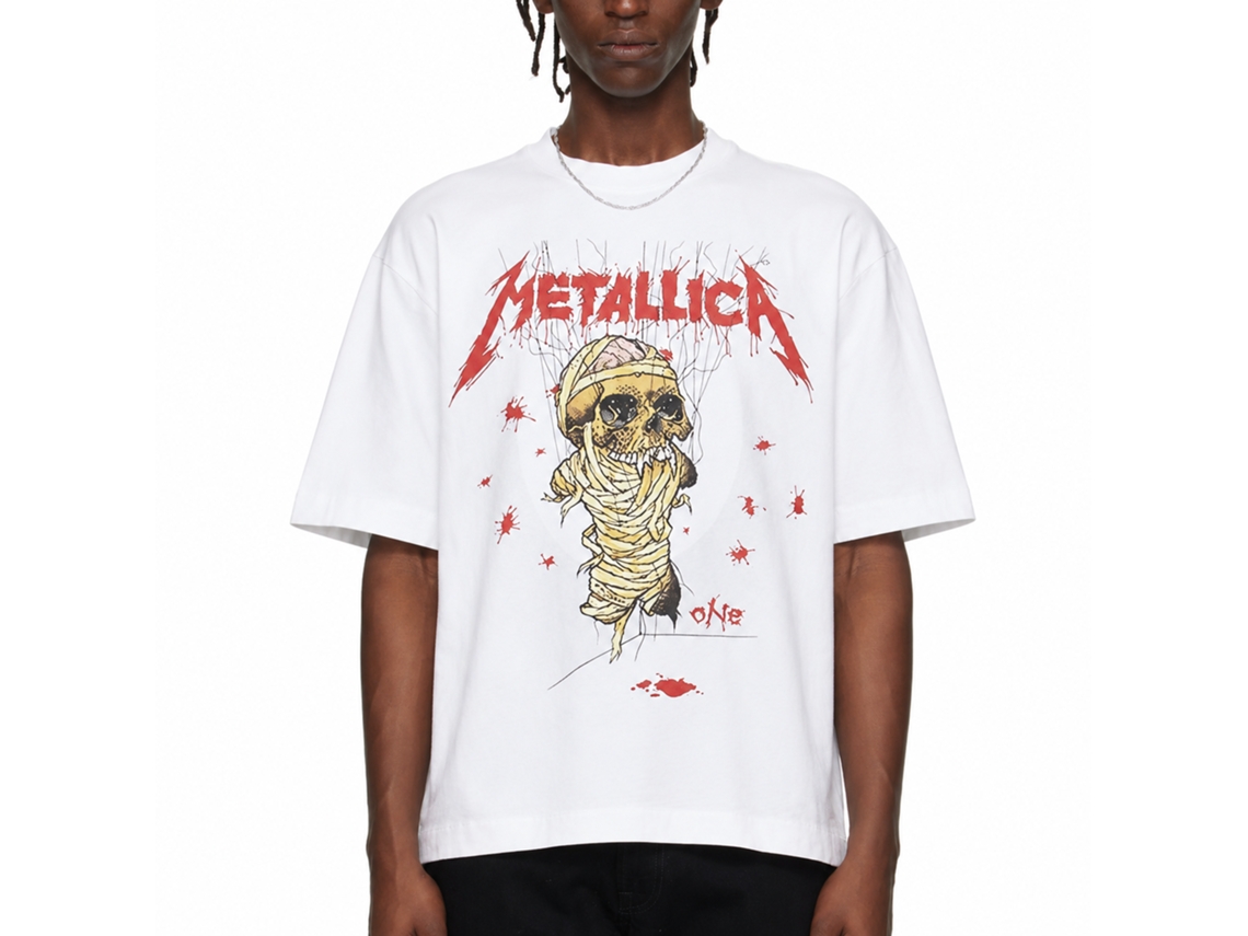 Metallica One Landmine T-shirt Unisex Adults Size:l