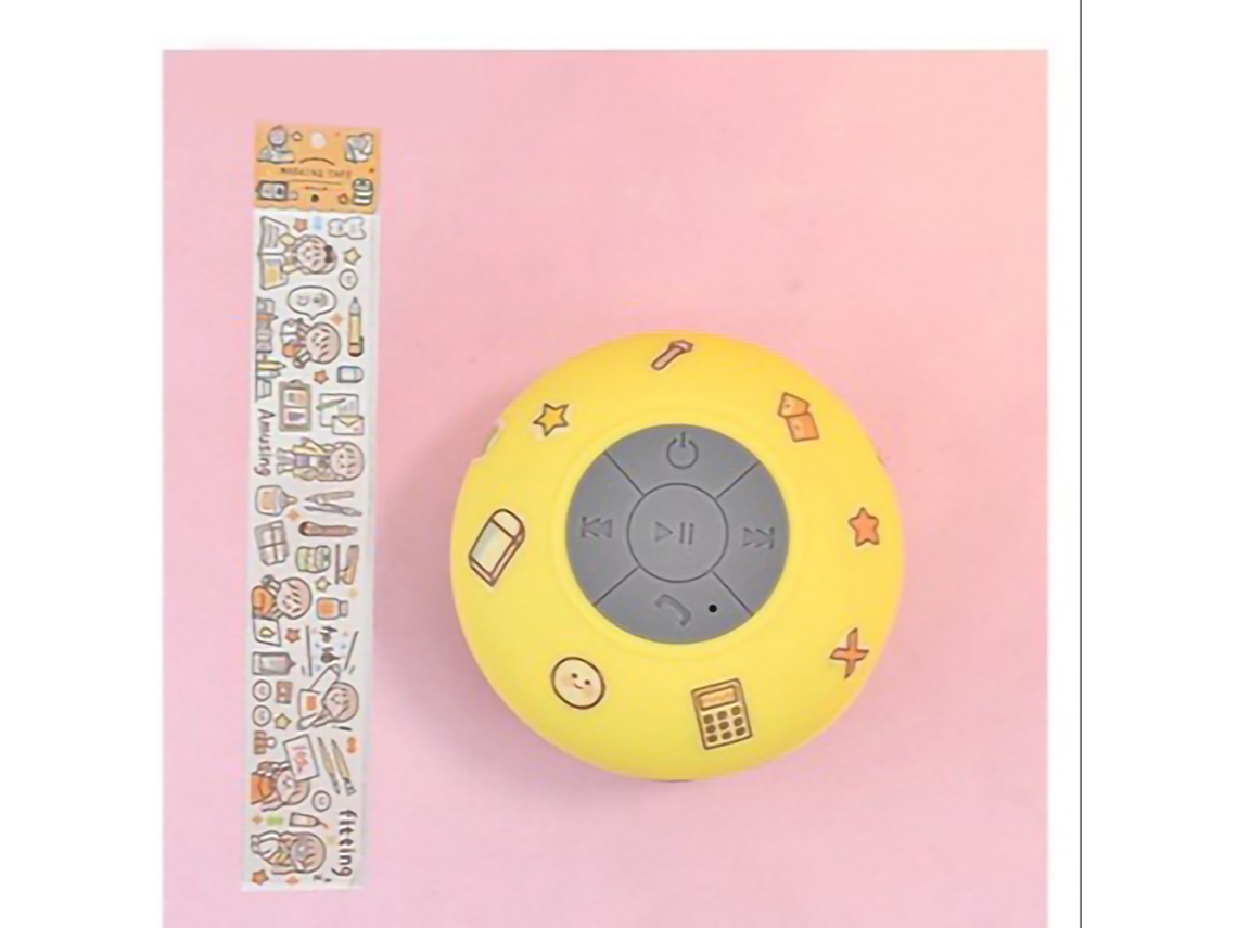 Alto falante Bluetooth EOOCOO à prova d'água para banheiro, portátil