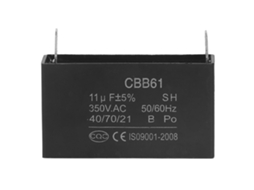 Capacitor CBB61 11μF 350V para Ar Condicionado