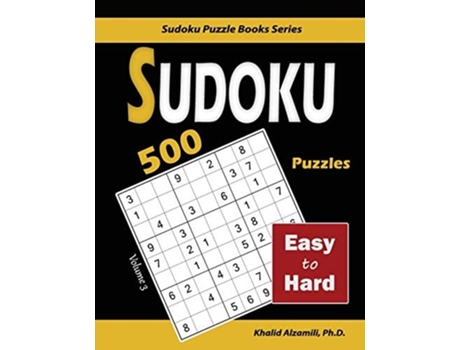 Livro Sudoku 500 Easy To Hard De Dr Khalid Alzamili (inglês)