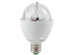 Mali lâmpada Led Rgb Giratória E27 3w para Festa Dj Disco com Efeito de Luz de Palco