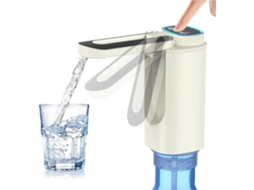 Dispensador de Água Portátil para Garrafão 5 Galões, Bomba de Água Elétrica, Bomba de Água Recarregável para Galão 5 Galões, Dobrável BRILVIBERA