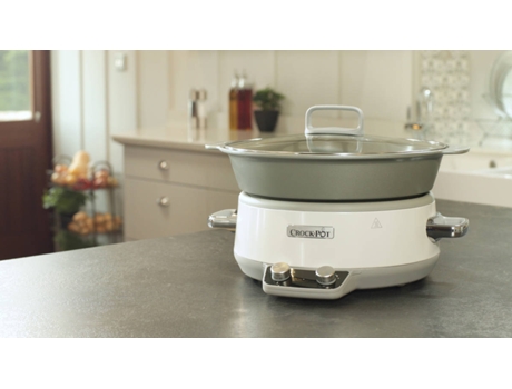 Máquina de Cozinha Slow Cooker CROCKPOT CSC027X (6 L) — 6L | Painel  Digital
