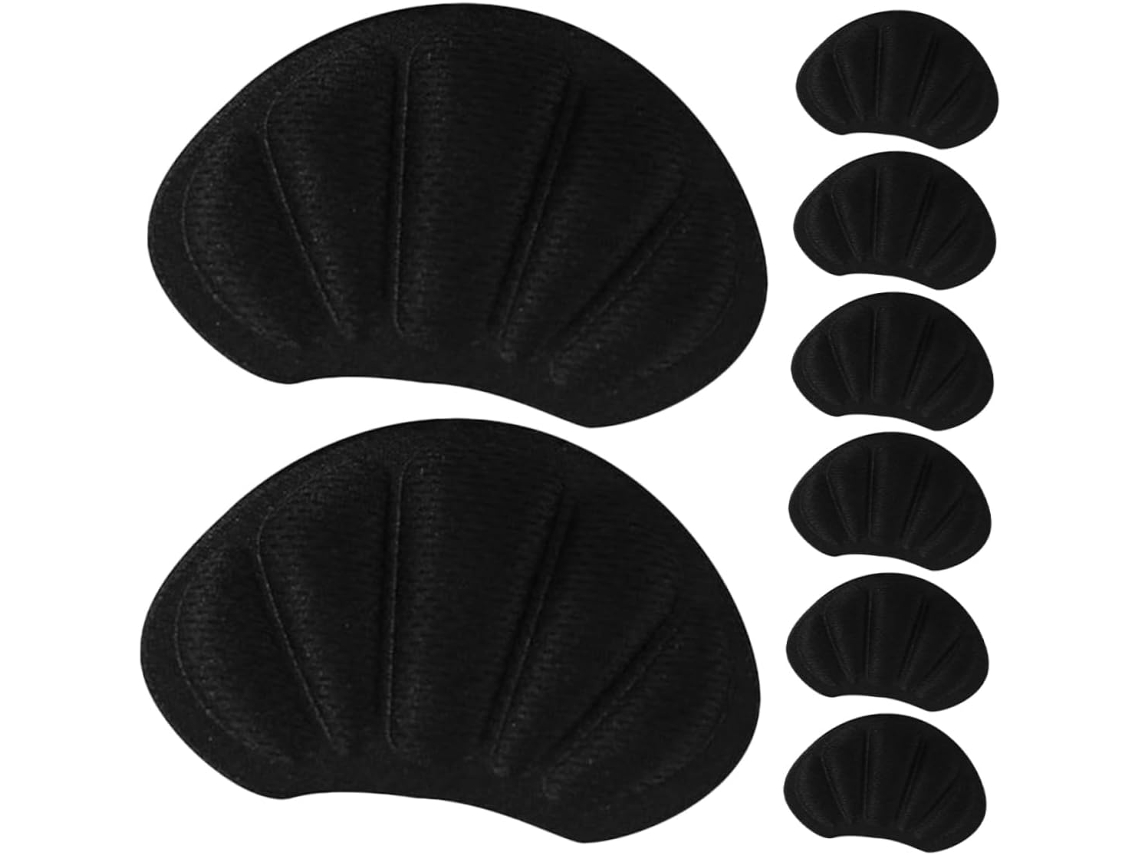 Conjunto De 4 Pares Palmilhas Protetoras Para Sapatos Femininos, Com Proteção Para O Calcanhar, Respiráveis E
