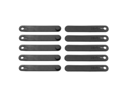 Conjunto De 10 Abraçadeiras Borracha Para Organização Cabos