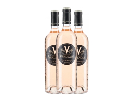 Vinho rosé DOMAINE DE VERLAQUE Rose Côtes de Provence Jovem (0.75 L - 3 Unidades)