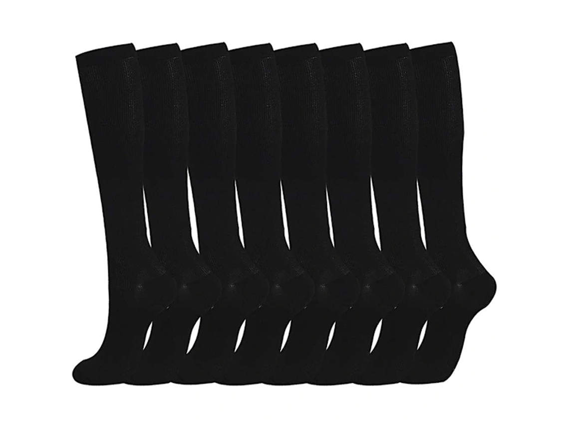 Sabarry, Conjunto De 7 Pares Meias De Compressão Para Homens E Mulheres, 20, 25 Mmhg, Tamanhos G/gg