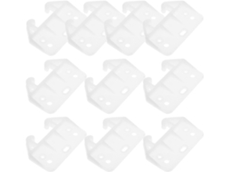 Kit De Substituição Placas Traseiras Para Trilhos Gaveta Em Plástico, Incluindo Parafusos, Para Móveis De Armário