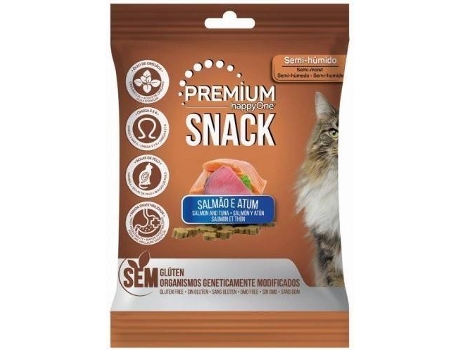 Snack para Gatos  Premium (50g - Sabor: Atum e Salmão)