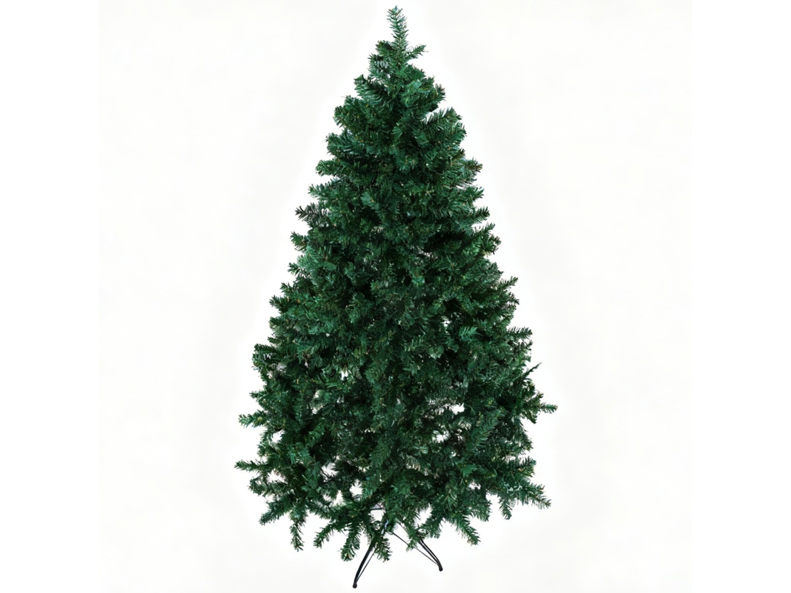 Árvore De Natal Artificial De 180 Cm De Altura Com 1000 Galhos Exuberantes E Base De Aço
