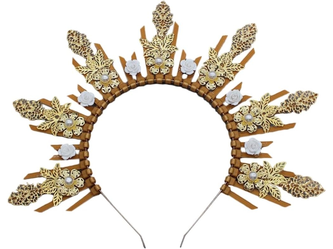 Tiara Vintage com Miçangas para Beleza SFUSHOS