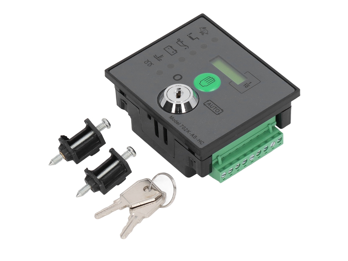 Controlador de Gerador com Tela LCD e Indicador LED