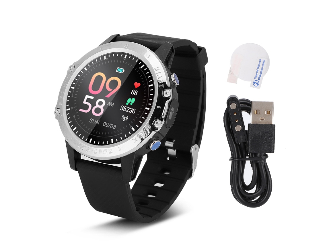 Pulseira Inteligente Esportiva Com Monitor Cardíaco E À Prova De Água Ip68