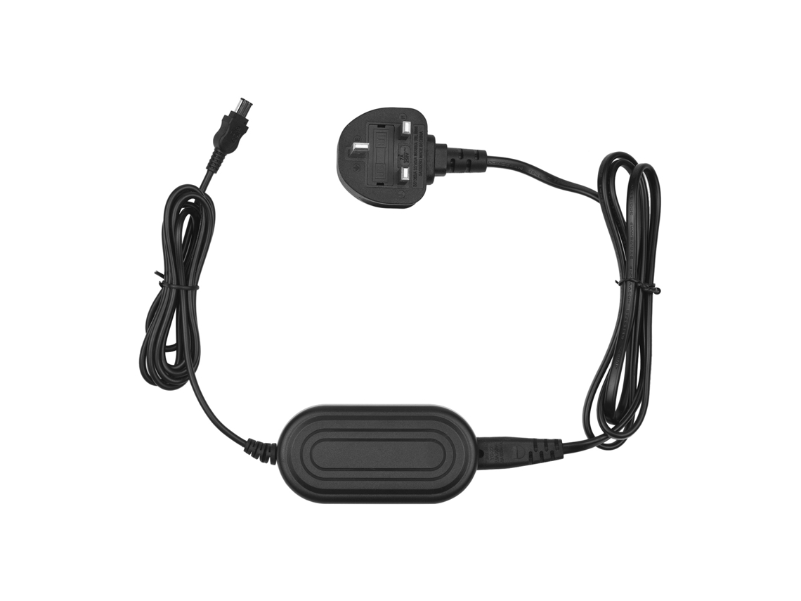 Adaptador de energia Andoer AC l100 Cargo 2026 para Sony AC l10/l15/l100 e modelos compatíveis.