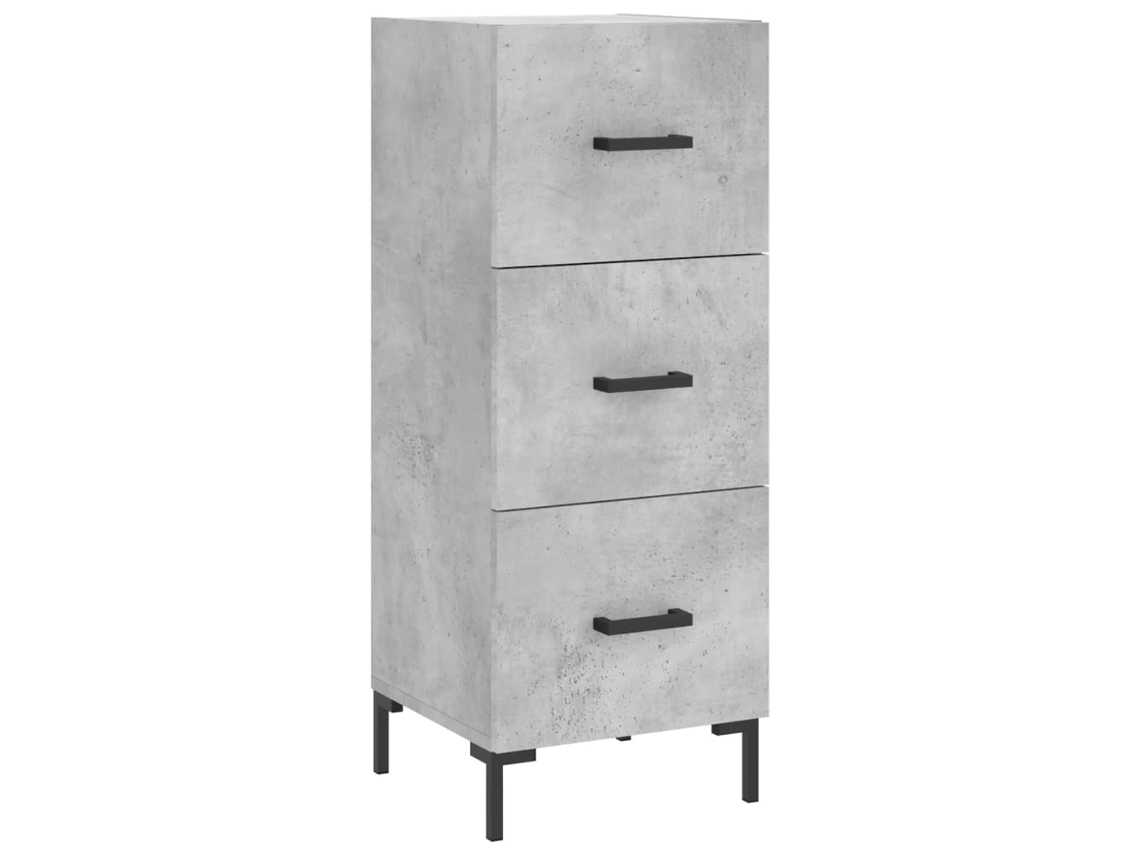 Sideboard, Sideboards Vidaxl Cinzeto Madeira Processada (n/a)
