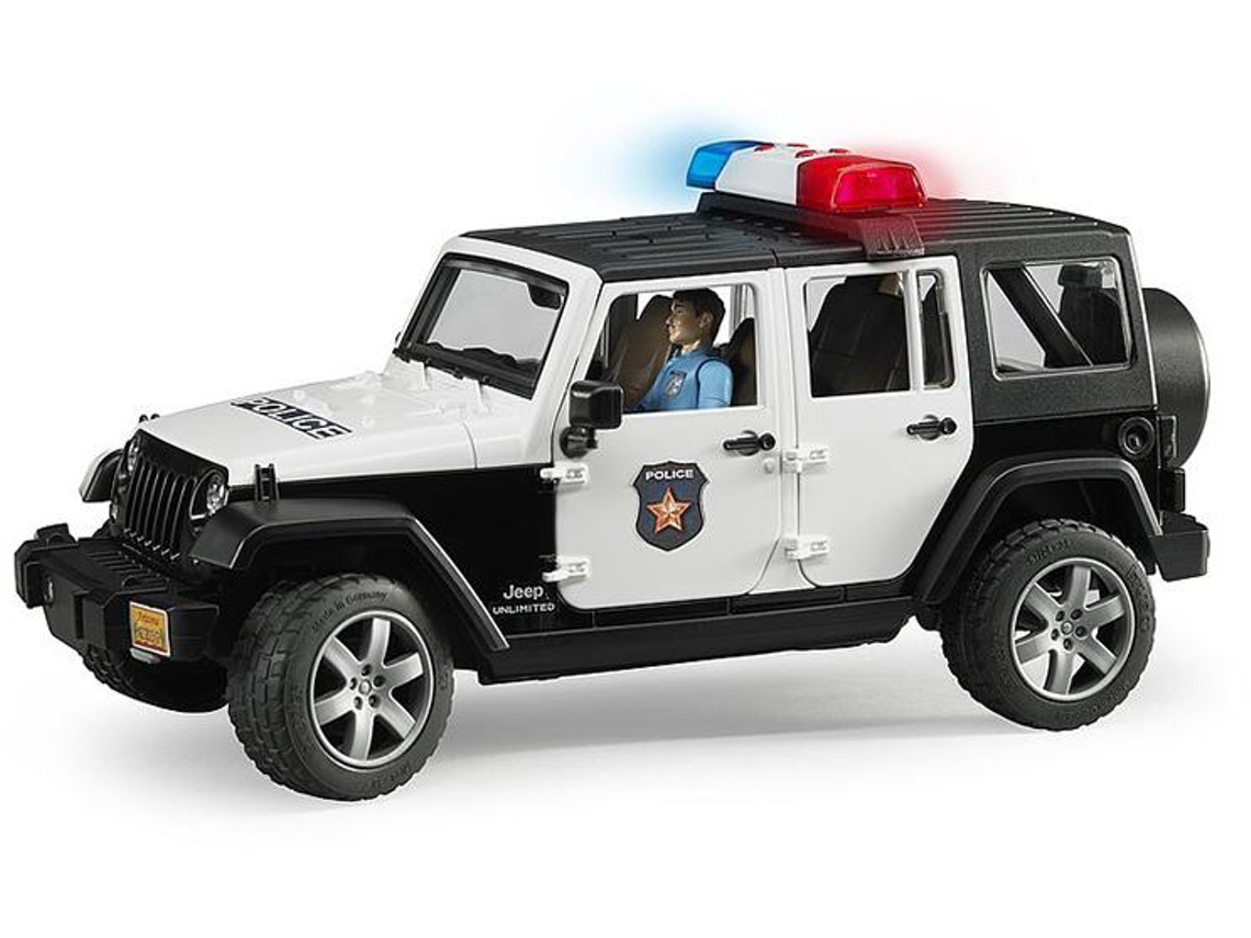 Jeep Veículo da Polícia BRUDER (Idade Mínima: 4 anos)
