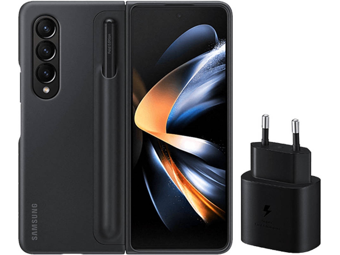 Pack Capa SAMSUNG Z Fold 4 + Carregador 25W Preto