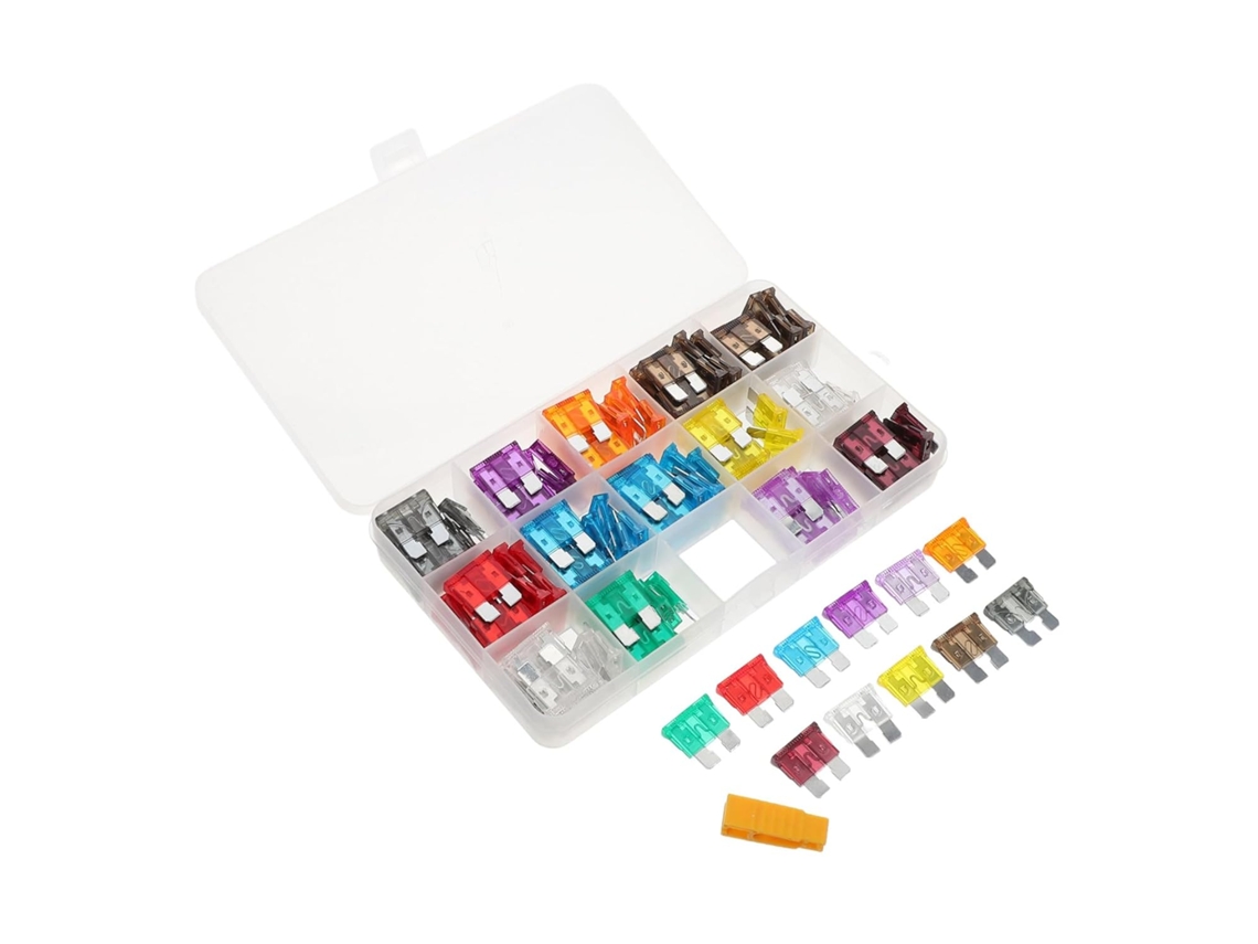Kit De 150 Fusíveis Para Peças De Reposição De Carros, Caminhões, Motocicletas E Camping.