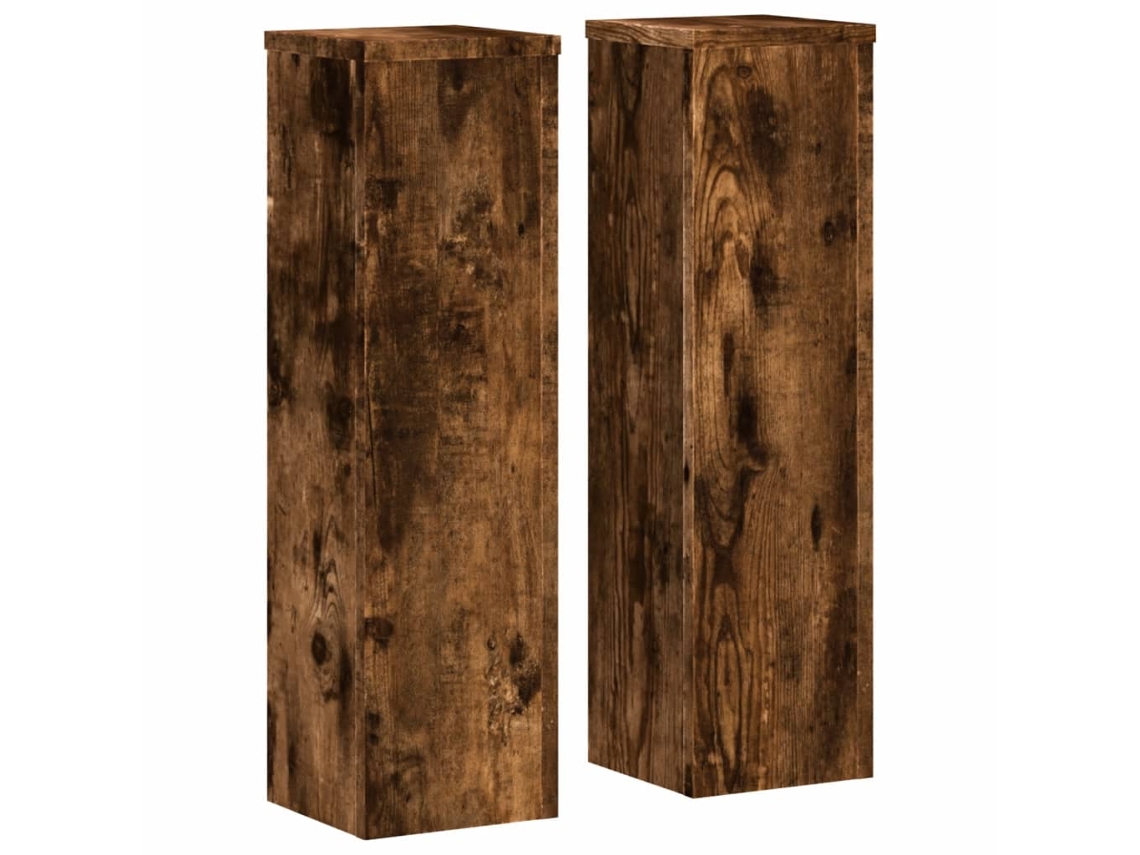 Plant Stand, Plant Stands Vidaxl Marrom Madeira Processada (17 X 17 X 60 Cm)