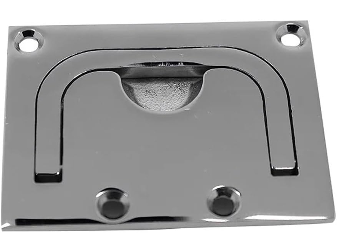 Trappe de Pont Carrée En Acier Inoxydable 316, 1 Peça, 57x76mm, Montagem Encastrada, Polissage À Haut SFUSHOS