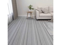 Vidaxl Pranchas De Piso 5,11 M² 55 Pcs Pvc Riscas