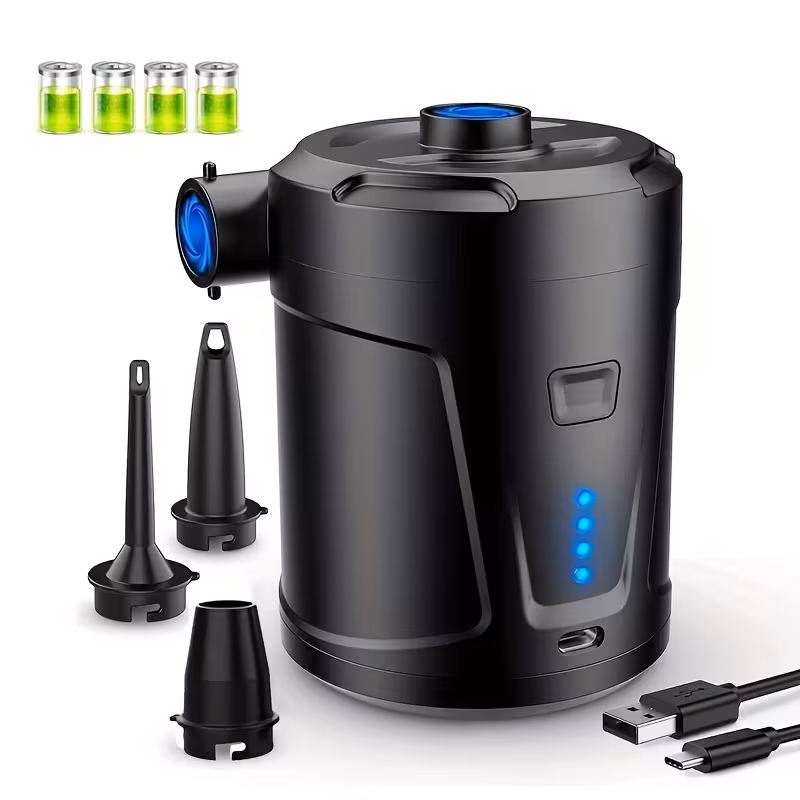 Bomba De Ar Sem Fio 5200mah Para Piscina E Colchões Infláveis Rosae