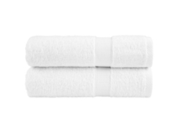 Vidaxl Toalhas De Banho Premium Solund 2pcs 100x150 Cm 600 Gsm Branco