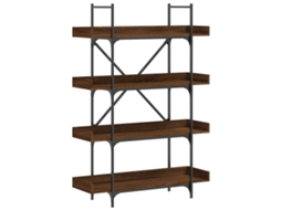 Bookcase, Bookcases Vidaxl Marrom Madeira Processada (n/a)
