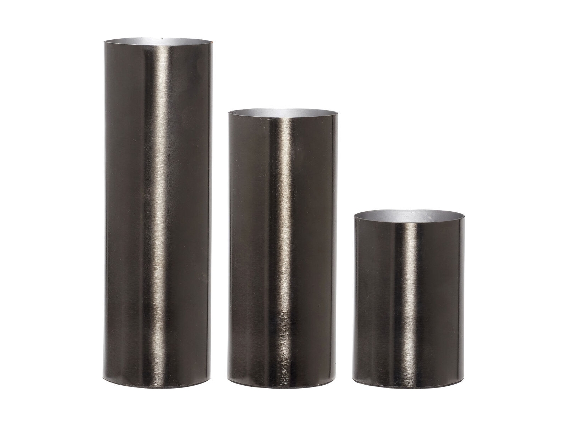 Conjunto de 3 Vasos HUBSCH INTERIOR Gleaming