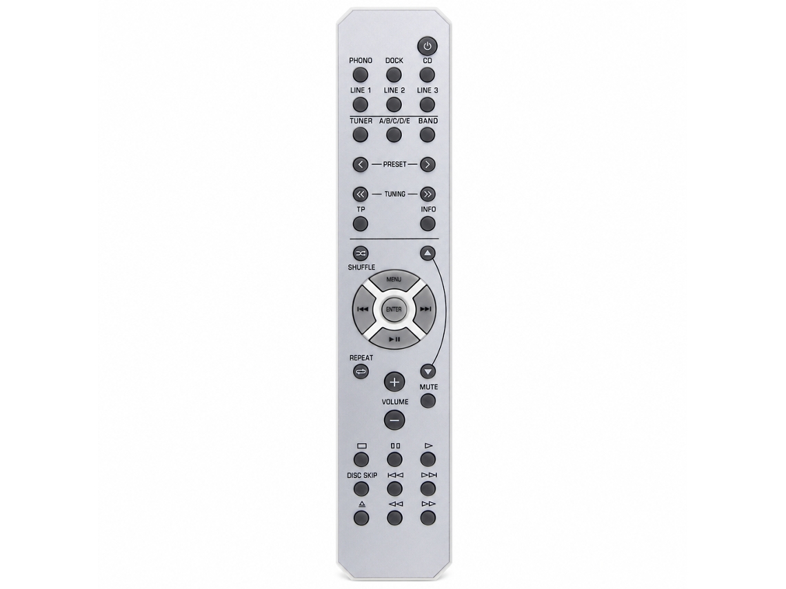 Comando À Distância Compatível Com Sistemas De Áudio Yamaha Ras5 Wv50010_zhd