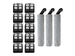 Escova de Rolo Macia para Aspirador de Pó Dreame H12 Pro/h12 Plus/h12 Core, Peças de Reposição BRILVIBERA