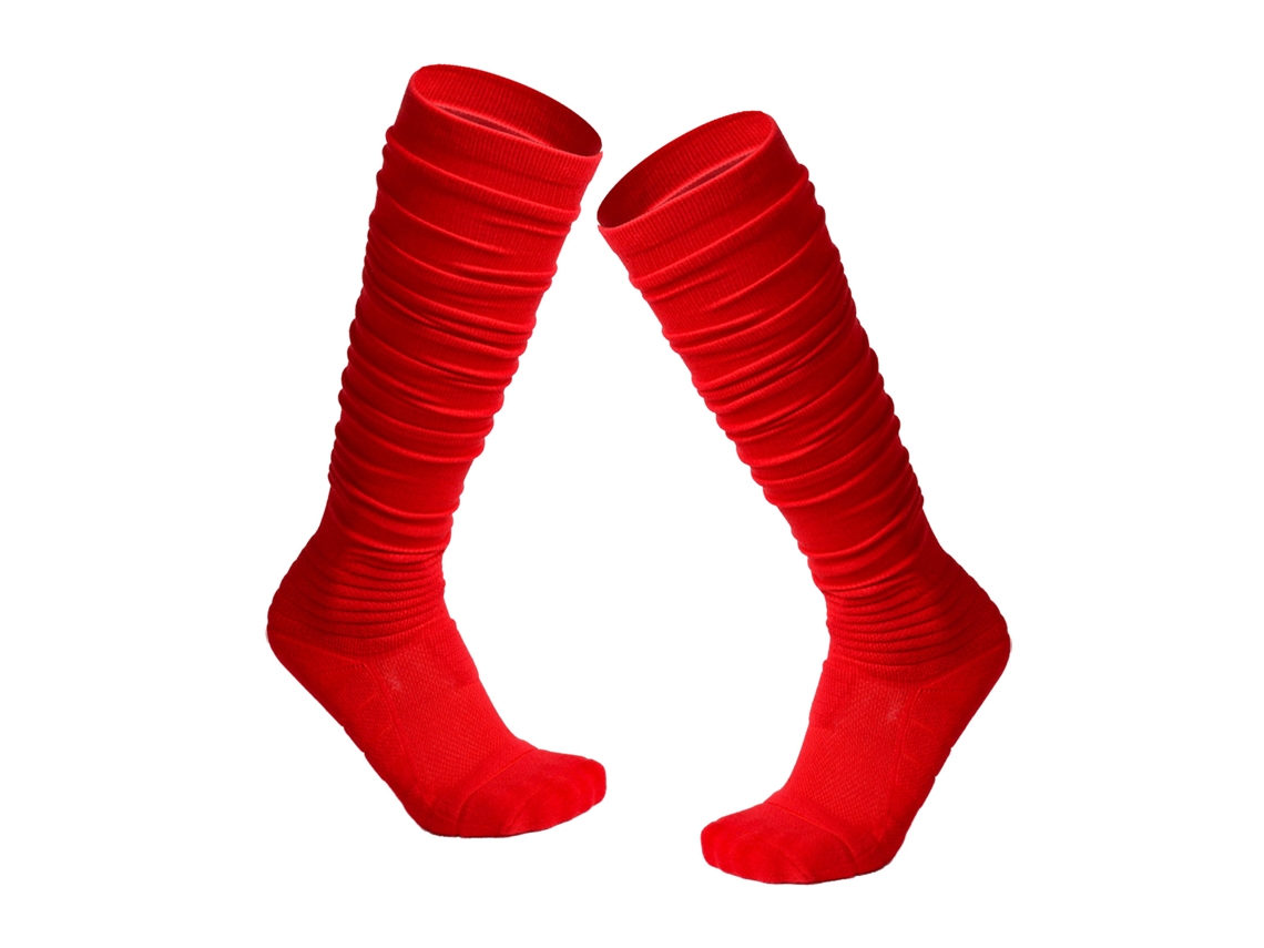 Meias De Futebol Ultra Longas De Algodão Com Scrunch Meias De Rugby Altas Até Joelho Para Esportes