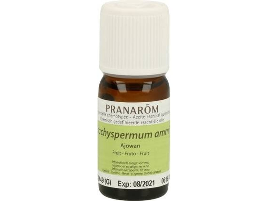 Óleo Essencial PRANAROM Ajowan (10 ml de óleo essencial) Worten.pt