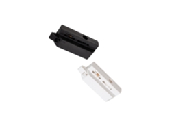 Adaptador Para Carril Monofásico Preto
