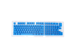 Lenteduras De Teclado 117 Chaves Oem Altura Injeção Bicolor Opaca Abs Para Teclados 61-87 Chaves Azul Escuro Branco