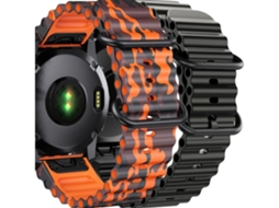 Pacote com 2 pulseiras ORYSIN Ocean Waves para Garmin Fenix 3