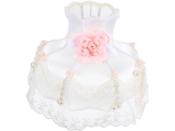 Elegante Luminária de Mesa Vintage em Tecido para Quarto. SFUSHOS