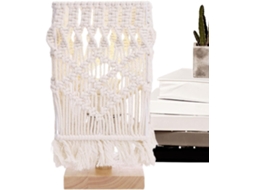 Luminária de mesa genérica, luz noturna decorativa, estilo boho