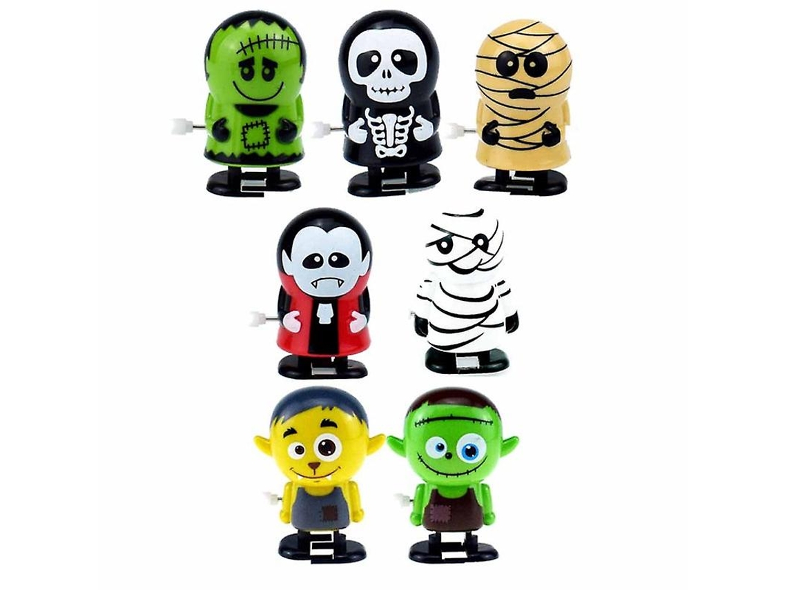 7 Peças de Brinquedos de Halloween para Decorações de Halloween ALLINLESS