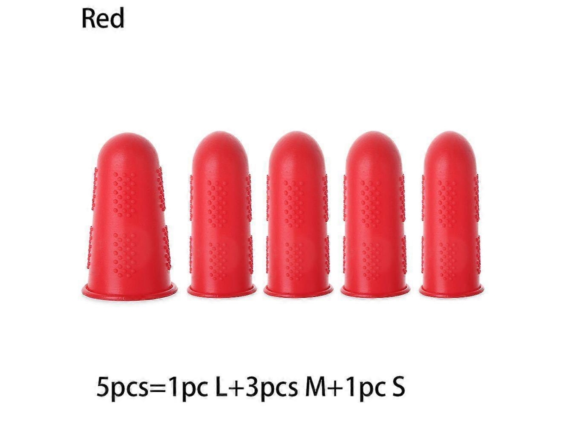 Conjunto De 5 Protetores De Silicone Para Dedais, Com Isolamento Térmico E Antiderrapantes. Nostalgia88
