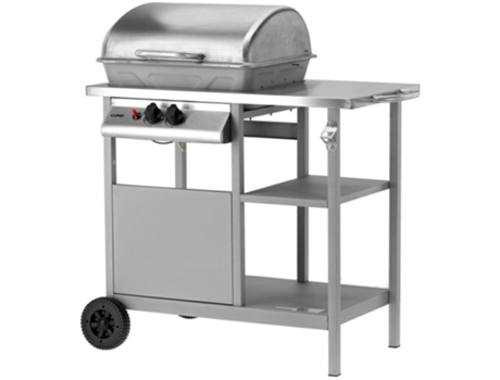 Grelhador a gás Lund 2 queimadores 5,5 kW S/s Toya