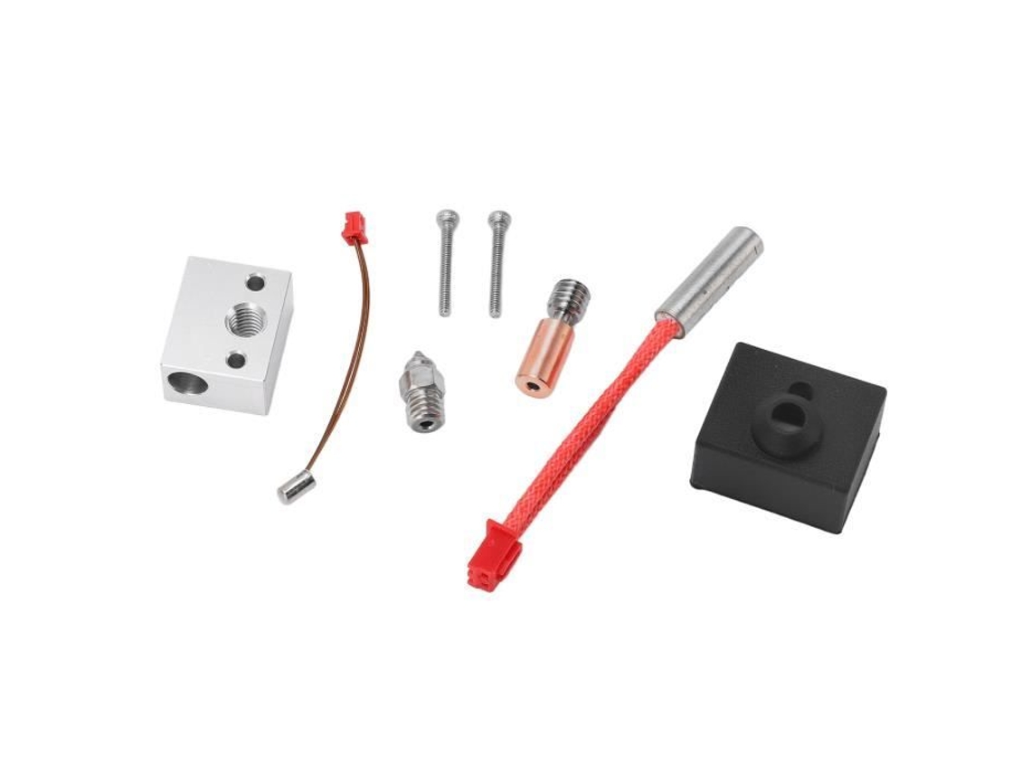 HURRISE Kit de Bloco de Aquecedor Bimetálico HURRISE Kit de Extremidade Quente de Alta Temperatura Kit de Bloco de Computador Para