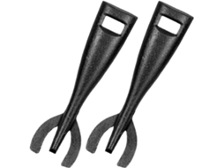Conjunto De 2 Pinças Ferro Leves Para Churrasco Com Bordas Arredondadas, Ideais Para Grelhar Bifes E Churrasco Doméstico