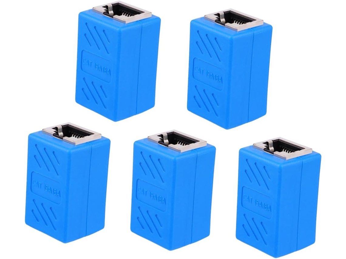 Kit Com 5 De Rede Rj45 Para E Tv, Conexão Internet Estável