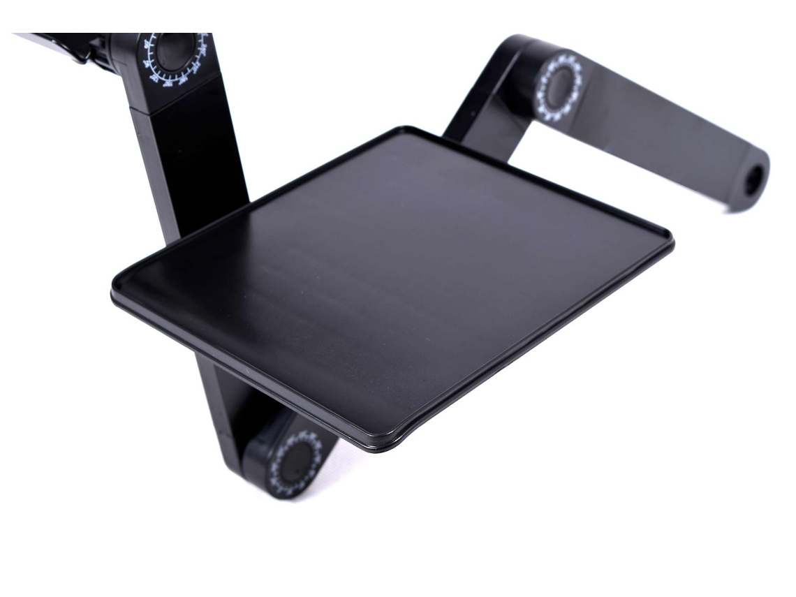 Lurelia Base De Arrefecimento Para Portátil Ajustável, Ergonómico, Ventilado, Em Alumínio, Em Preto