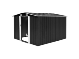 Abrigo VIDAXL Black Aço (257x298x178 cm)