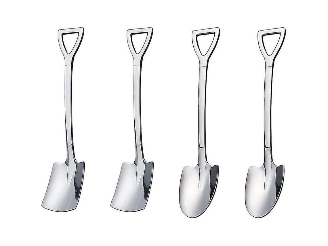Nova Line 4 Colheres de Café para Sobremesas Frutas Gelo, para Festa Cozinha Restaurante Casa Presente