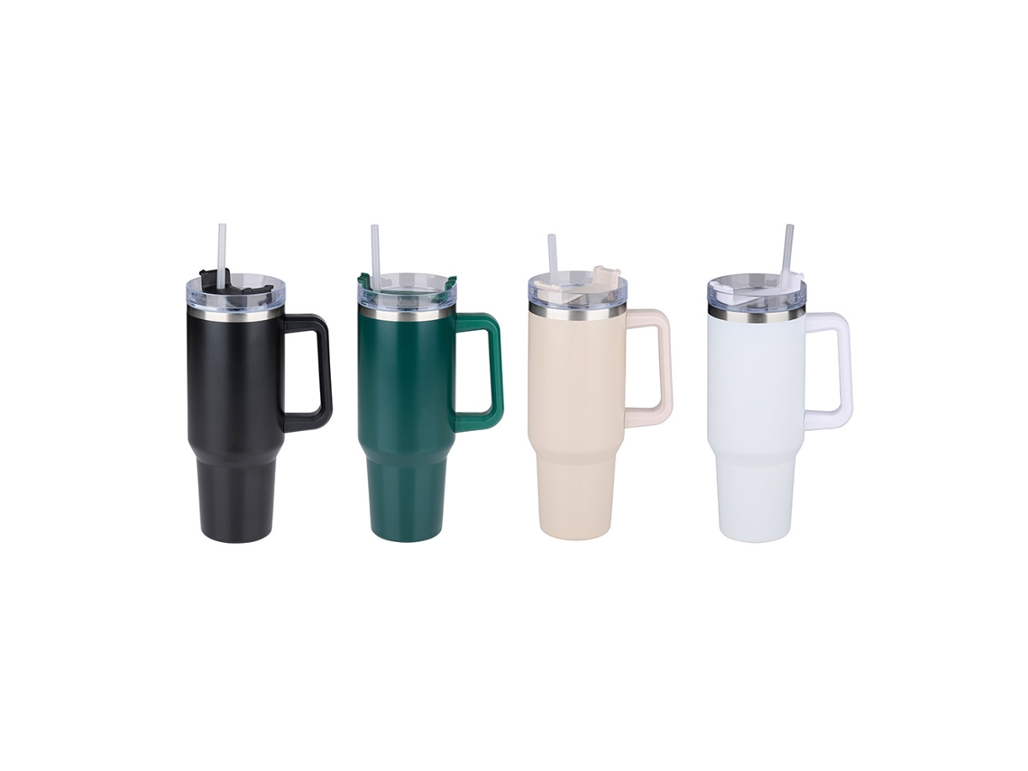 Caneca Copo Com Canudo 1200 Ml Jortmrd