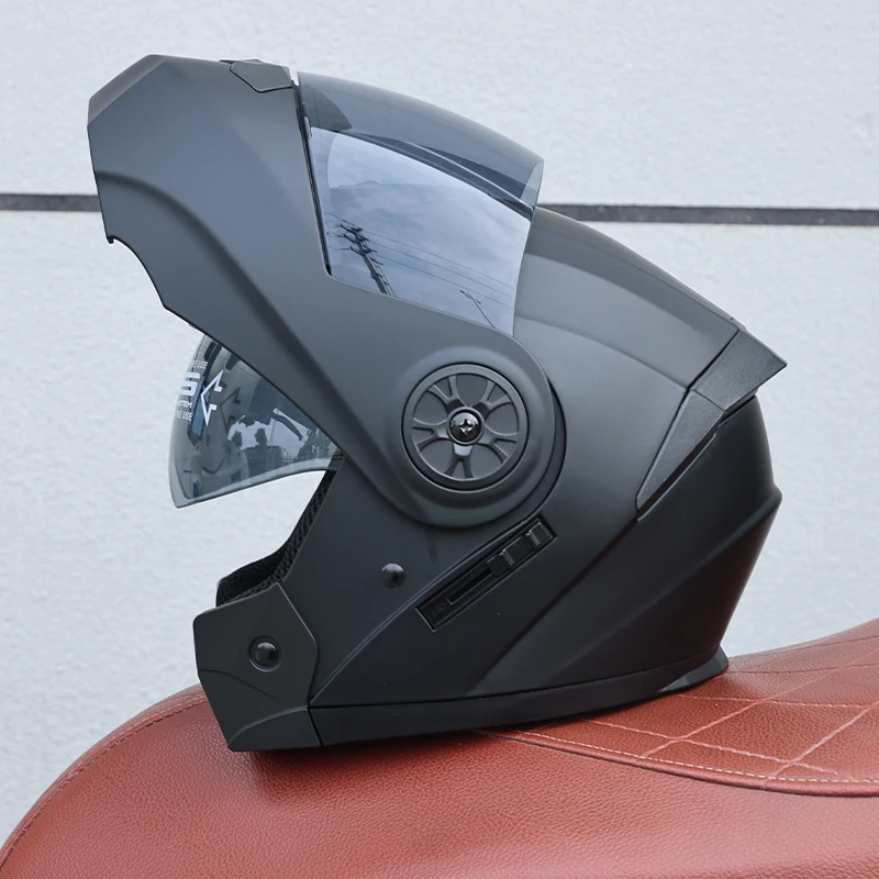 Capacete Modular Flip-top Com Certificação (s)dot, Unissex, Feito De Material Abs.